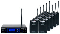 VocoPro SilentPA-SEMINAR10 16CH UHF Wireless Audio Broadcast System with 10 Bodypacks