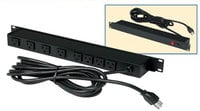 Winsted 98709 Rackmnt 8outlet w/Surge Suppressors