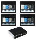 PreSonus EarMix 16M SW5E Bundle 4x Personal Monitor Mixers with 5-Port AVB Switch with PoE