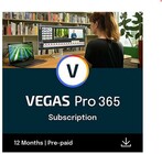Magix VEGAS Pro 365 Video Editing Software, 1 Year Subscription [Virtual]