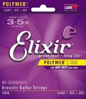 Elixir 11050 Light 80/20 Bronze Acoustic Guitar Strings with POLYWEB Coating
