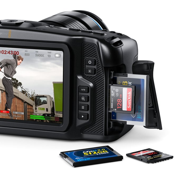 Blackmagic Design Pocket Cinema Camera 4K Cinema Camera With 4/3" Image Sensor, Body Only