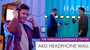 The Harman Experience Center: AKG Headphone Wall