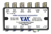 Video Distribution Amp 1X4