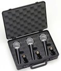 Cardioid Dynamic Handheld Microphone with On/Off Switch and Accessories, 3 Pack