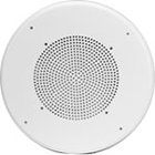 8" Round Screw-Mount Ceiling Speaker Baffle, White Powder Finish