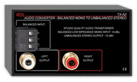 1-Channel Balanced to Unbalanced Audio Converter/Transformer