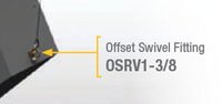 OSR Series Offset Swivel Ring Fitting, 3/8" Hole