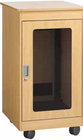 28RU, 28" D Black F1 Series Furniture Rack