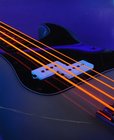 Medium NEON HiDef SuperStrings Electric Bass Strings in Orange