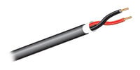 West Penn AQ227BK0500 500' 12AWG 2-Conductor Stranded Aquaseal Cable for Fire Alarms, Black