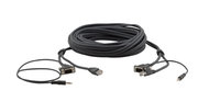 15-pin HD, 3.5mm Audio & RJ-45 (M-M) Cable (3')