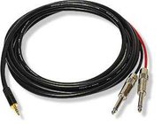 6' 1/8" TRS Male to Dual 1/4" TS Male Cable with MR202 Wire