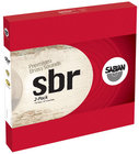SBR Two Pack Cymbal Set with 14" Hi-Hats and 16" Crash Ride Cymbal in Natural Finish