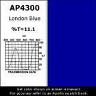 Gel Sheet, 20"x24", London Blue