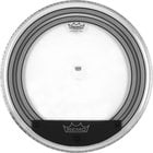 Remo PW1322-00 22" Clear Powersonic Bass Drum Head with Snap-On Dampening System