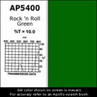 Gel Sheet, 20x24, Rock`n Roll Green