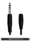 10 ft 1/8" TRS Female to 1/4" TRS Male Cable