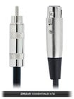 5 ft XLR Female to RCA Male Unbalanced Cable with Silver Contacts