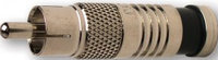 RCA-Type RG59 Nickel SealSmart Coaxial Compression Connector