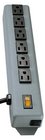 Power Strip, 6 Outlets, 6`Cord