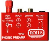 Rolls VP29 Phono Preamplifier, RCA Inputs/Output, 1/4" TRS Output