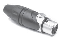 XLR 3 Pole, Female, Nickel