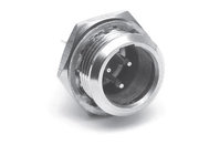 Male XLR 3 pin Chassis Connector, Nickel