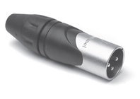 XLR 3 Pole, Male, Nickel