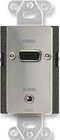 Stainless Steel Audio/Video Monitor BNC Jack Panel