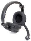 Williams AV MIC 068 Heavy-Duty Dual-Muff Headset Microphone with 2x 3.5mm Plugs