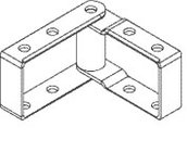 Adaptive Technologies Group SAS-GL Gridlink Pivoting Beam Connector Kit for Rigging Beam