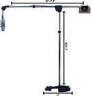 MicKing 2200 45.5&quot;-7&#039; Microphone Boom Stand in Black