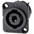 Panel Mount Receptacle, 4 Pole