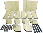 Broadway Acoustical Panels Room Kit with 6 Broadway Panels, 12 Control Columns, 24 Scatter Blocks