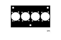 Mystery Electronics MPK ModuLine Insert Panel Punched for 4x Neutrik D/Switchcraft D3F Connectors