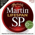 Light Martin SP Lifespan 92/8 Phosphor Bronze Acoustic Guitar Strings