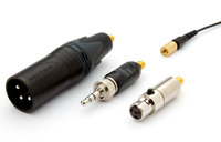 Countryman B2DCONSR Connector, 3.5mm Locking Plug for Sennheiser