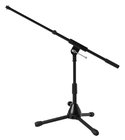 Short Microphone Stand with Telescoping Boom Arm and Tripod Base