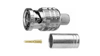 75 Ohm BNC Connector, Straight Crimp Plug, 35CA