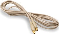 Que Audio DACA A1E 1800mm Cable with Compact Thread Male to Male, Beige