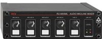 5-Channel Microphone/Line Audio Mixer with Phantom Power