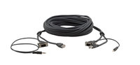 15-pin HD, 3.5mm Audio & RJ-45 (M-M) Cable (15')