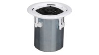 Pair of 6.5" Ceiling Speakers with Steel Back Cans, 50W