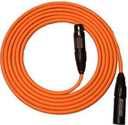 30' Quad Core XLRM-XLRF Orange Microphone Cable