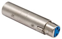 3-Pin XLR Female to Male Adapter with Pin 1 Ground Lift