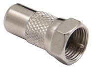 RCA Female to Male F Connector Adapter