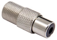 RCA Female to F Connector Female Adapter