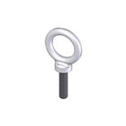 M10x35mm Eyebolt, Drop-Forged Shoulder, Silver