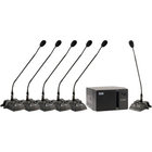 Anchor CM-6 Portable Conference System with 5 Delegate Mics and 1 Chairman Mic